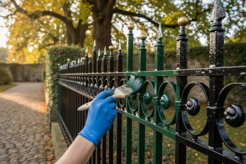 Wrought Iron Fence Cleaning